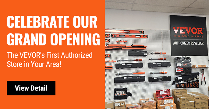 VEVOR'S FIRST AUTHORIZED STORE OPENING