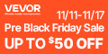 Nov 11 to Nov 17 Pre Black Friday Sale Up to $50 OFF 