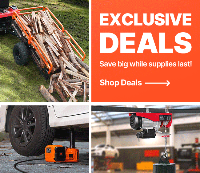 Save big while supplies last!