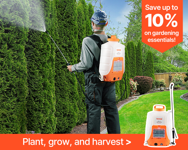 Save up to 10% on gardening essentials!