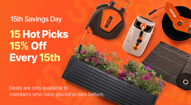 Member DAY! 15 hot picks, 15% off, Every 15th