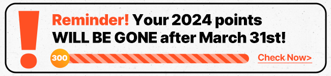Check your points now