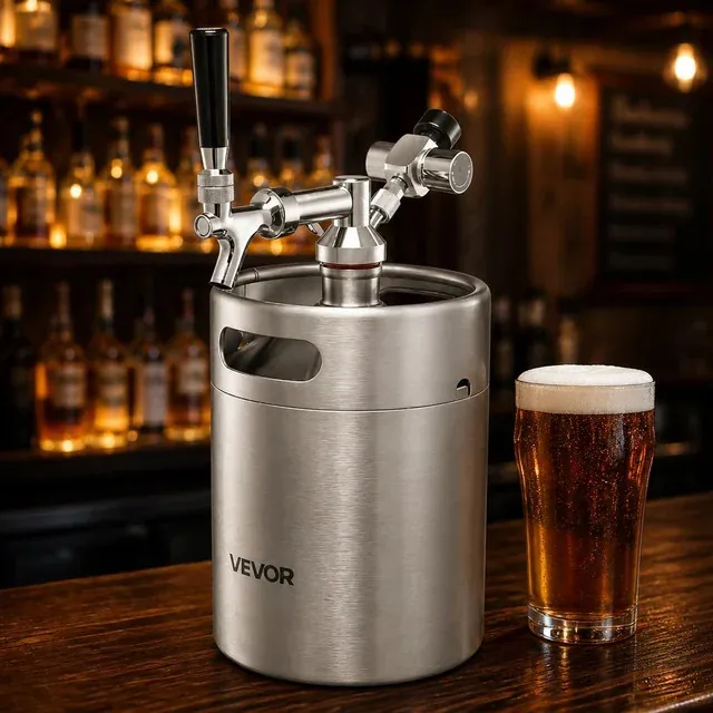 VEVOR elektrisches Bierbraugerät Bierbrauanlage Braukessel 60 L Hausgebrauch