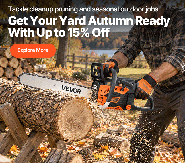 Get Your Yard Autumn Ready With Up to 15% Off