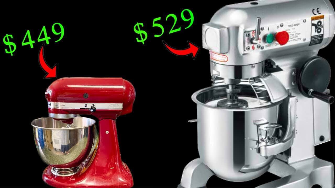 VEVOR Commercial Stand Mixer 20 qt. Dough Mixer Heavy Duty Silver Electric  Food Mixer with 3-Speeds Adjustable 750 W DDSYJ20QT110VE0QGV1 - The Home  Depot