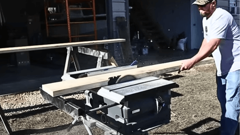 cortar bordas de madeira