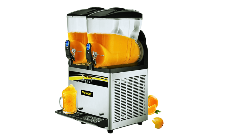 VEVOR Slush Machine 20L Commercial Frozen Drink Machine Slush Maker 2 x  5.3Gal