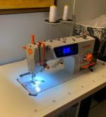  VEVOR Máquina de coser industrial, máquina de coser con  servomotor + soporte de mesa, máquina de coser de tapicería, máquina de  coser de grado comercial DDL8700 (actualización) : Arte y Manualidades