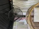 24” fan with mister’s  5