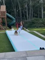Slip n Slide + trampoline  5