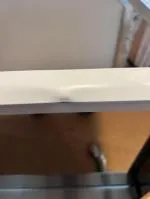 When I pulled it out of the box it was bent  5