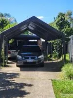 Heavy duty single carport  5