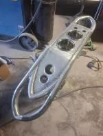 Punch work on center console  5