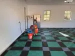Cheaper and quicker than epoxy floor. 5