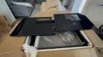 12U open frame with wheels COMES WITH SHELVED 5