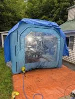 Great Booth; buy tarps to go with it. 4