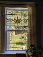 High quality stained glass panel. 5