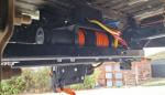 Treuil 12000 . montage fixe arriere sur attelage 5